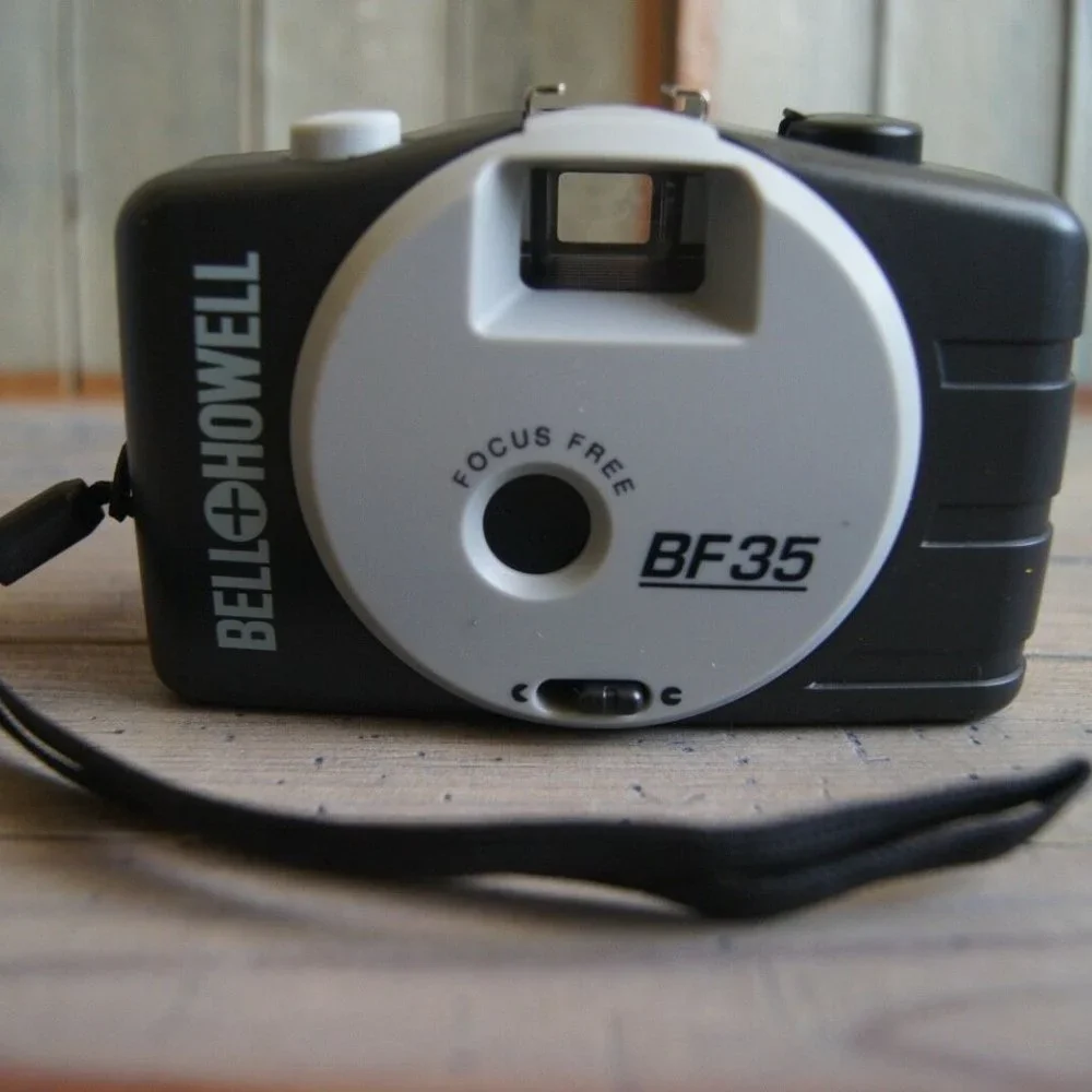 Vintage Bell & Howell Camera BF 35mm Compact Design with Wrist Strap Manual NOS